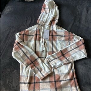 Plaid Hooded Sweater